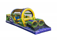 LIME GREEN 40 FEET LONG OBSTACLE COURSE